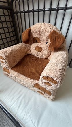 Kids Plush Puppy Chair