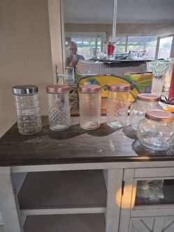 Kitchen glass contaners  set 6