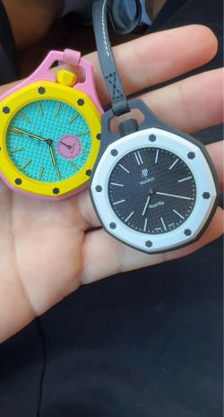 AP Swatch Black & WhIte Pink & Yellow