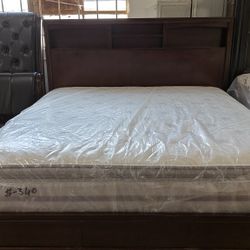 King Size Mattress And Box Spring With Bed Frame 🚚Free Delivery 🚚