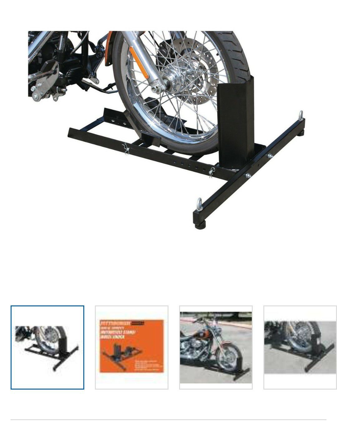 1800 lb capacity Motorcycle stand/Wheel Chock