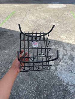 Wire Basket with Cup Holder