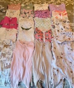 HUGE Baby Girl Clothes Lot 9–12 Months – 77 Pieces / 90 Garments
