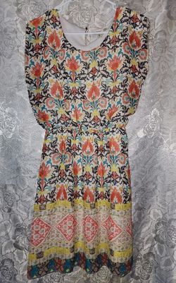 TACERA Drape Waist Dress