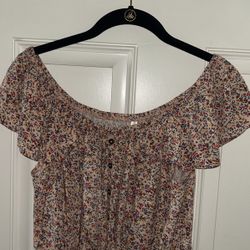 Crop Top Off The Shoulder 