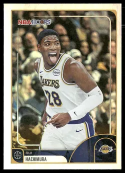 Rui Hachimura 2025 Topps Hoops Rainbow Foil Card