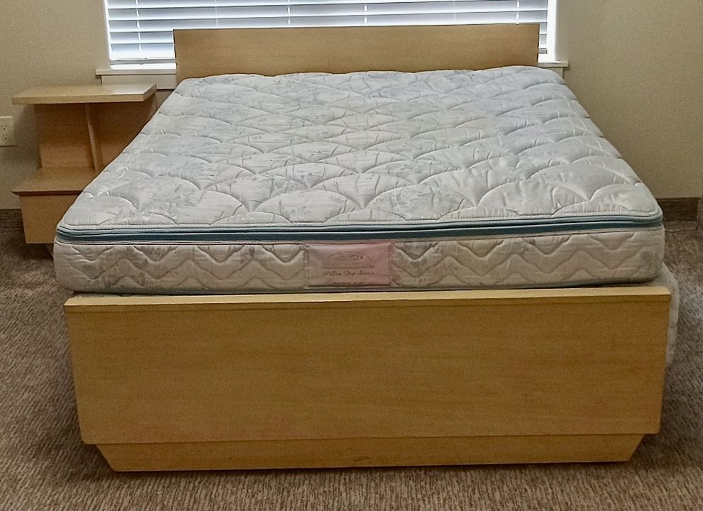 Vintage Mid-Century Modern Bed Frame