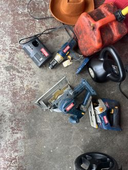 Drills And Saws With Charger No Batteries 