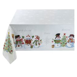 Snowman Table Cloth  