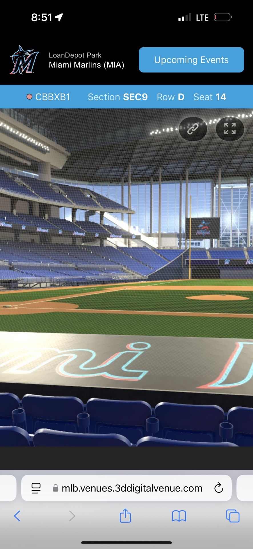 2 Tickets Miami Marlins Vs New York Yankees Sunday 8/3/25 