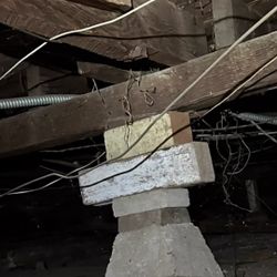 Are Your Homes Underneath Looking Like This? We Can Help Keep Your House From Falling And Flooring From Sagging. Foundation Is Whats Holds Up The Home