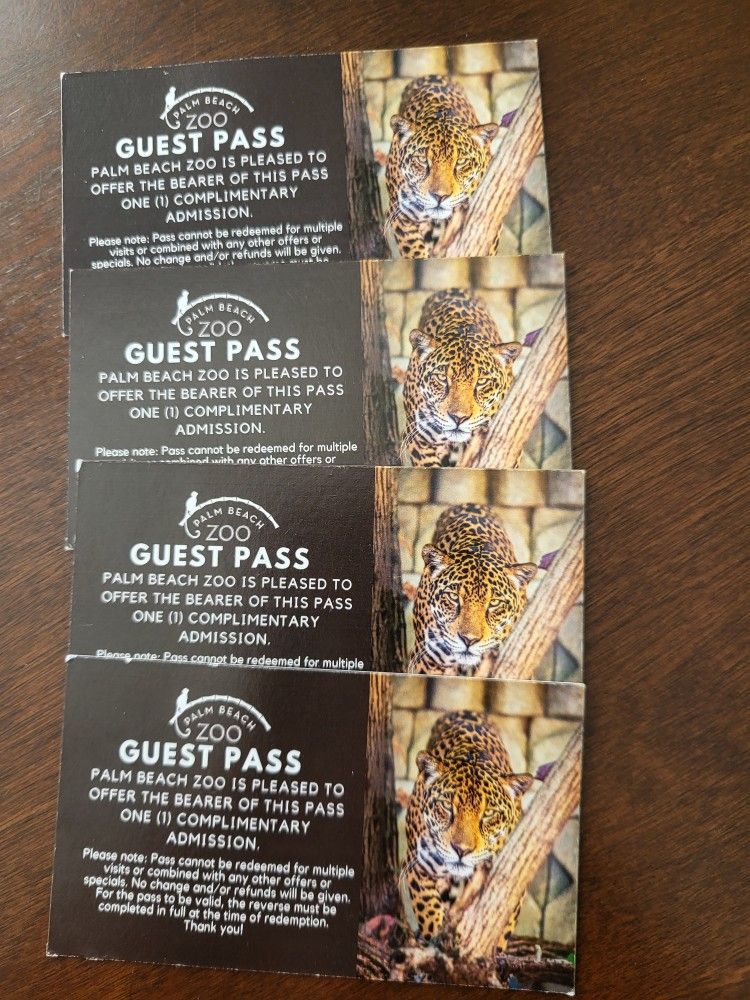 PALM BEACH ZOO TICKETS