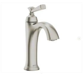 American Standard Rumson Single Hole Single-Handle Bathroom Faucet in Brushed Nickel - New