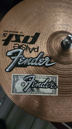 Vintage Fender guitar amp badges