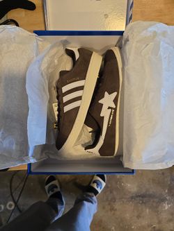 NEW adidas Campus 80s Bape 30th Anniversary Brown Shoe