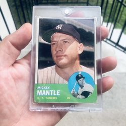 Mickey Mantle 1963 Topps 