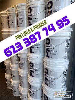 Pintura blanca nueva