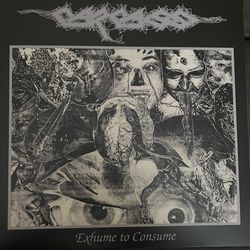 Carcass - Exhume To Consume, Live Hamburg West Germany 1990 Vinyl LP Grindcore Death Metal Record Heavy Metal
