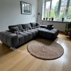Sectional Sofa Grey 🛋 Modern New