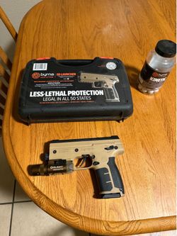 Byrna non lethal kinetic launcher