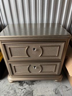 Champagne nightstand