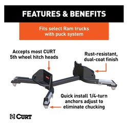 Curt Puck System 5th Wheel Legs