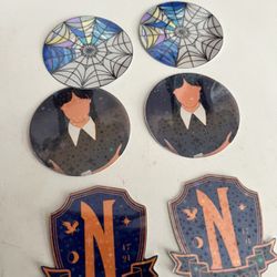 Wednesday Party Favor, Wednesday Stickers, Kindle Stickers 