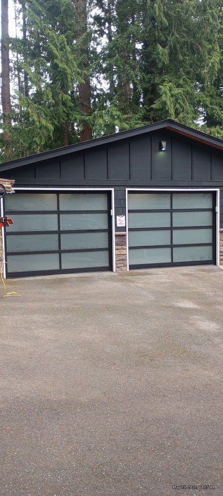 Garage Doors 9'x7' All Sections Obscure Glass  