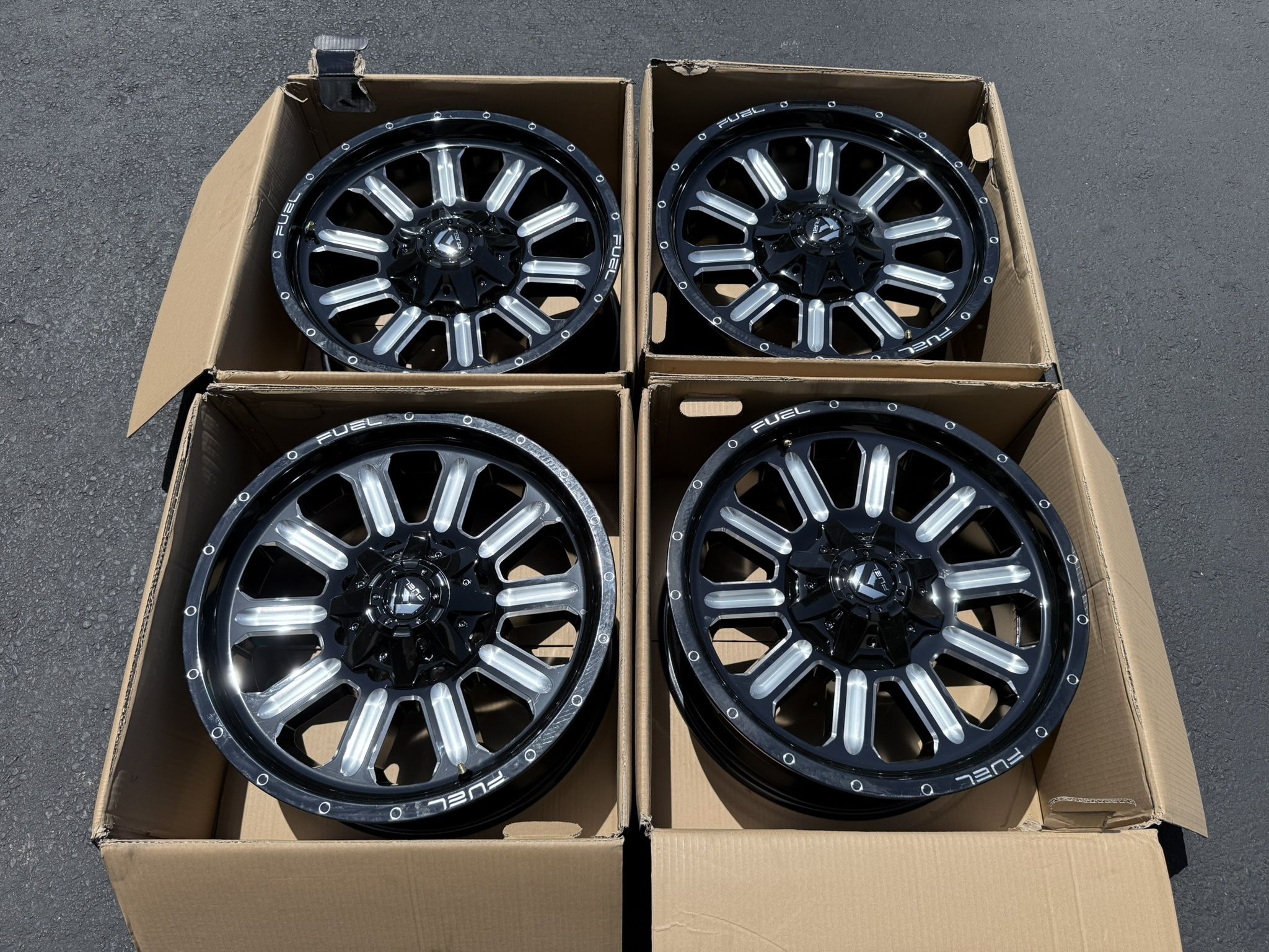 (4) 20” Fuel Wheels (Fuel Hardline) - $1300