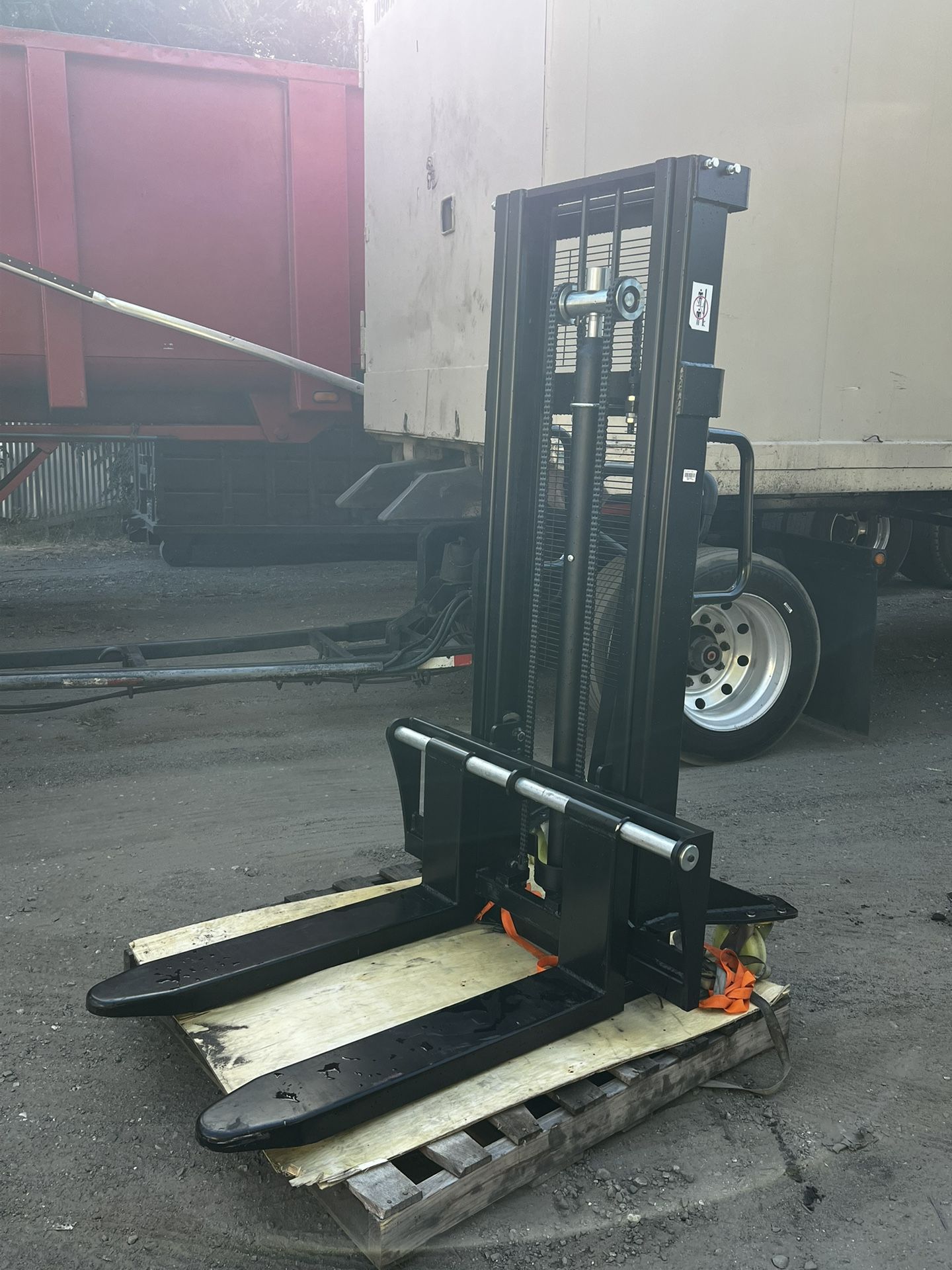 Forklift Manual Forklift Hydraulic Stacker Stand Alone