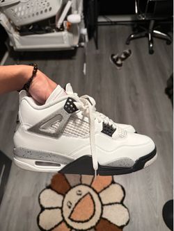 Jordan 4 White Cement