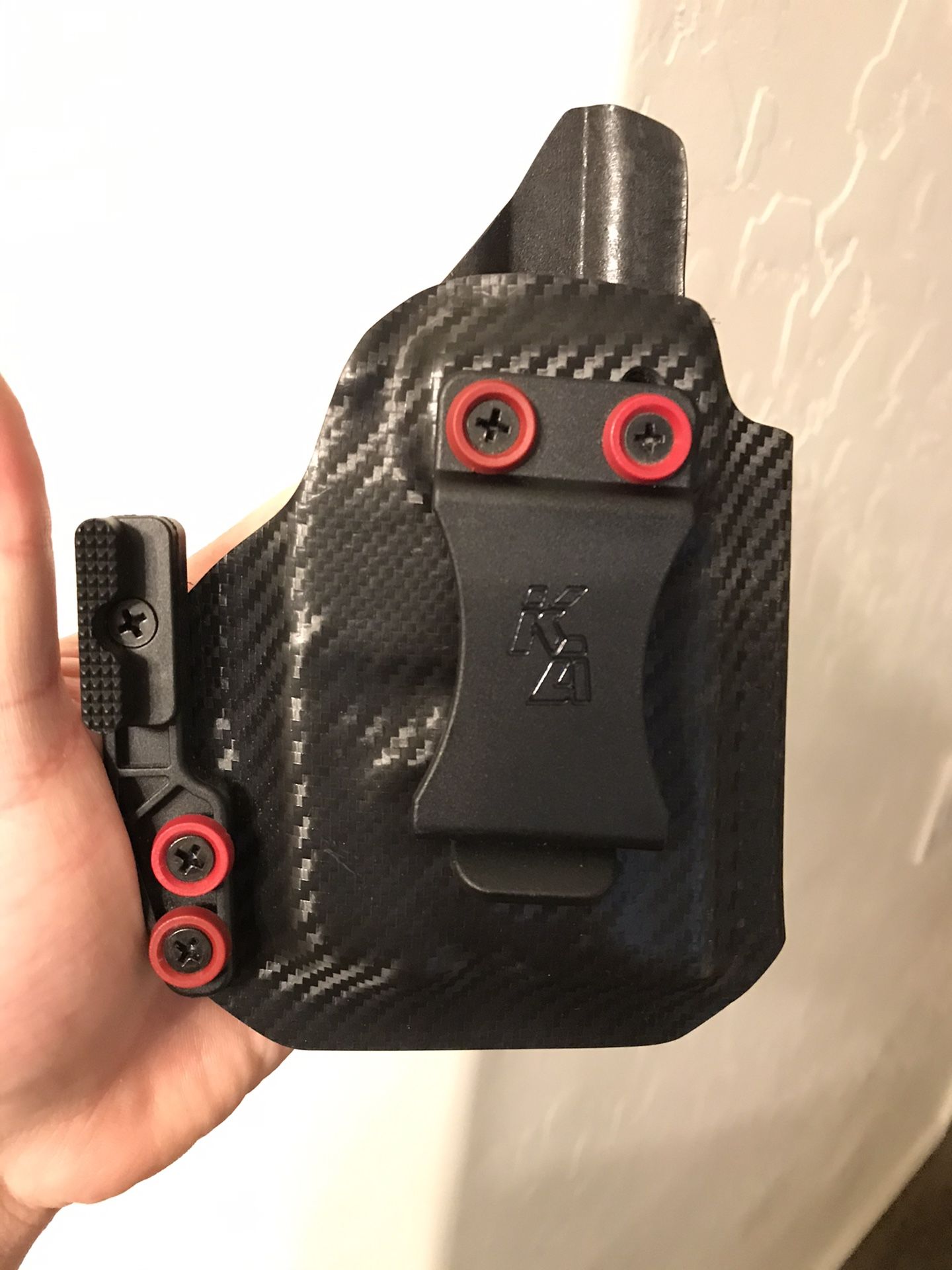 M&P shield with tlr6 holsters, M&P full size APLC holster, mag carrier