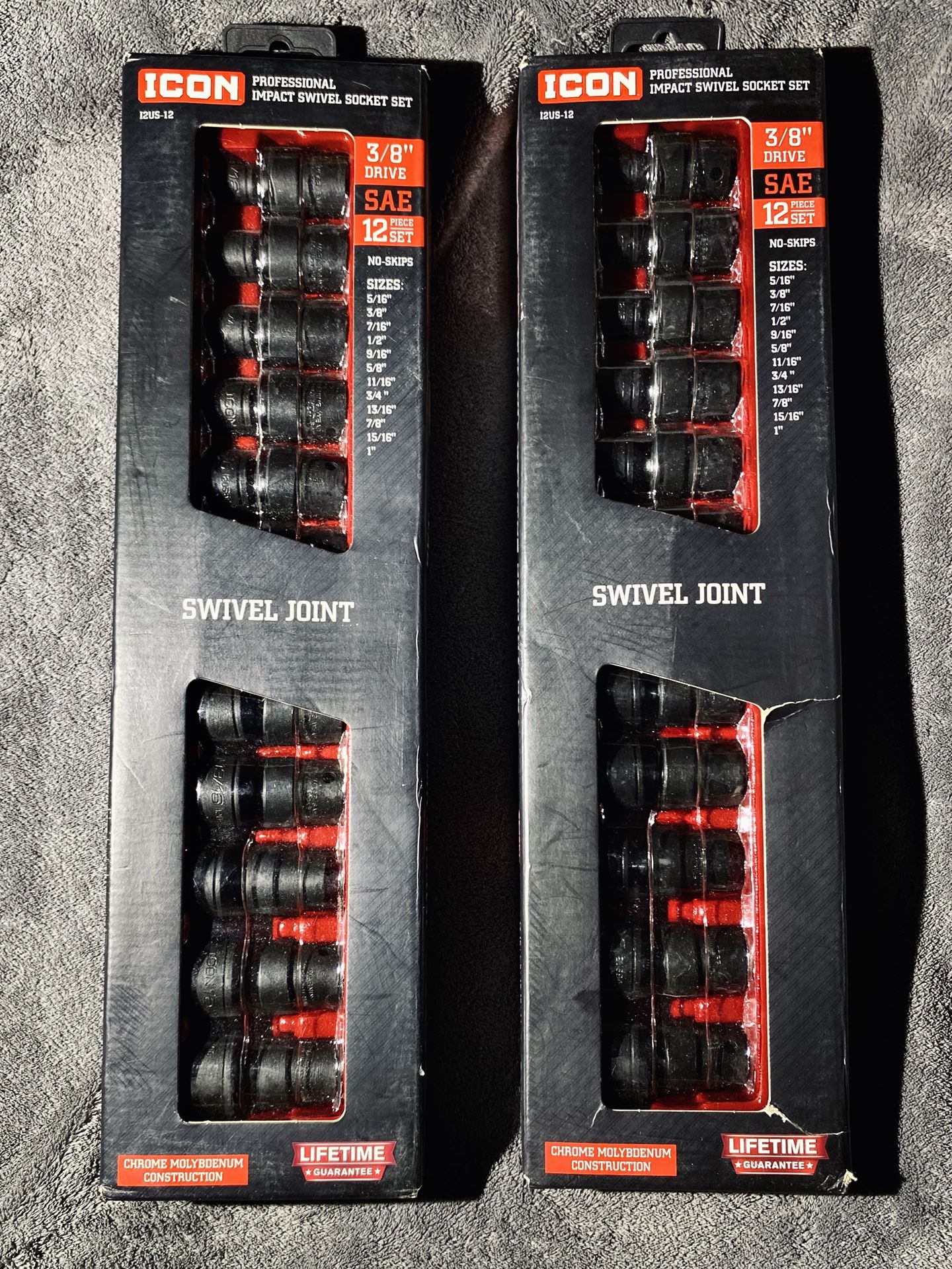 Icon 3/8” Swivel Sockets