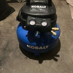 Kobalt Air Compresor And Framing Gun Metabo