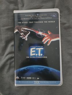 E.T. The Extra-Terrestrial VHS