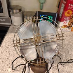 Vintage KM Koldair Metal Electric 8" Fan
