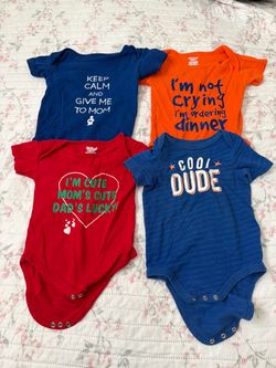 Cute onesies Baby boy clothes  9 - 12 months 1 yr