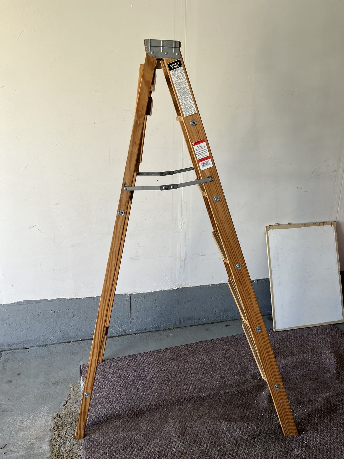 6 Foot Wooden Ladder In Good Shape
