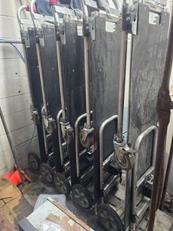 Fold down, hand trucks.