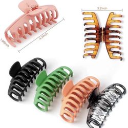 6pcs Hair Claw Clips Set, New