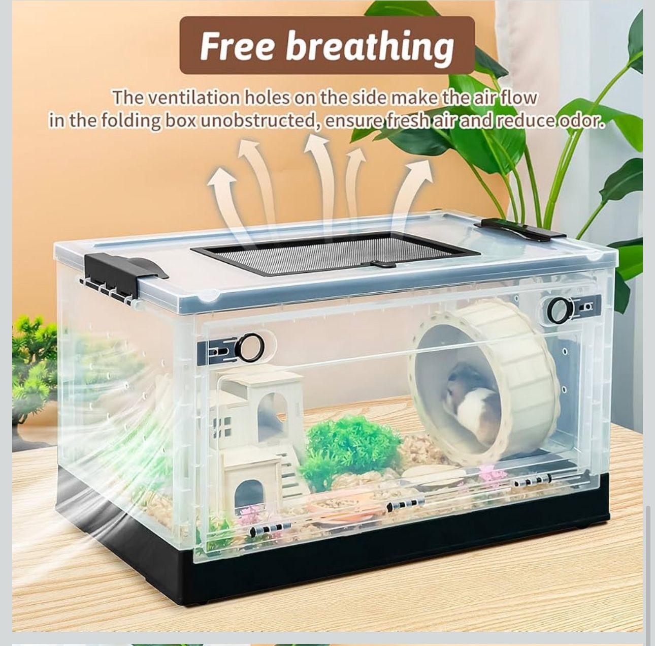 Portable and Foldable Hamster Cages