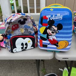 Suitcase And Backpack For Your Small Traveler