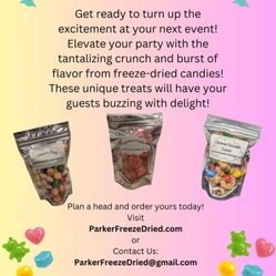 Freeze Dried Candy For Any Event -Birthdays Weddings Etc