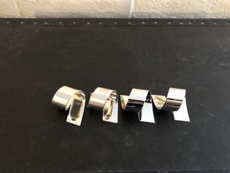 Set Of 4 Silver-plated Napkin Rings