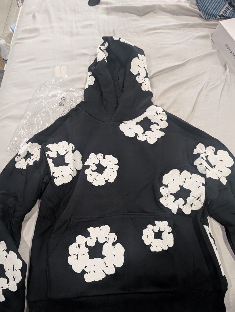 Denim Tears Black Hoodie Medium