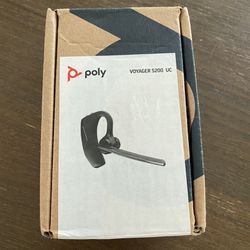 Brand New -Poly / Plantronics Voyager 5200 UC / 206110-102 B5200