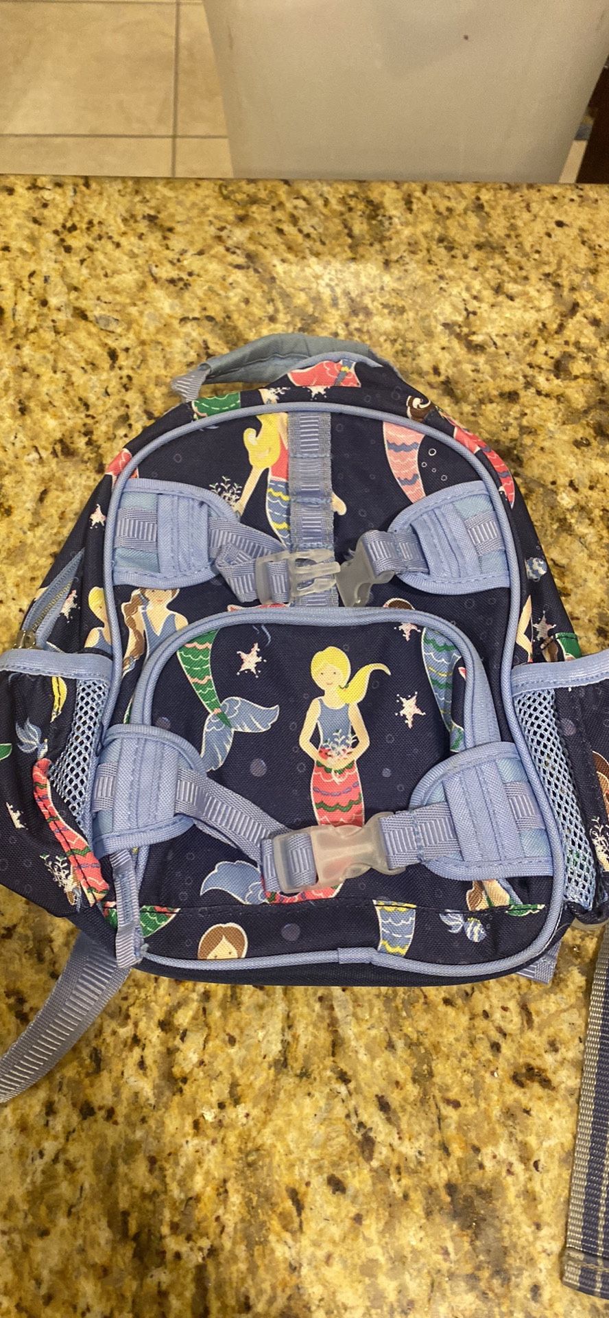 Pottery Barn Mini Backpack Mermaid