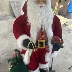 Vintage 3ft Santa