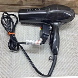 REVLON RV(contact info removed)W Black Hair Dryer WORKING!