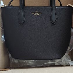 Kate Spade Black Glitter Satchel 